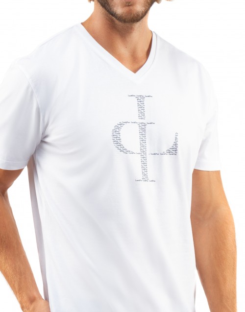 Camiseta logotipo estampado