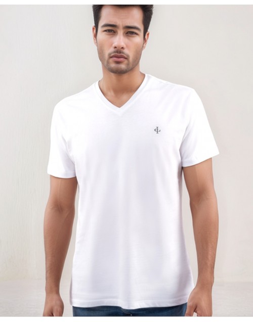 Camiseta logotipo terciopelo