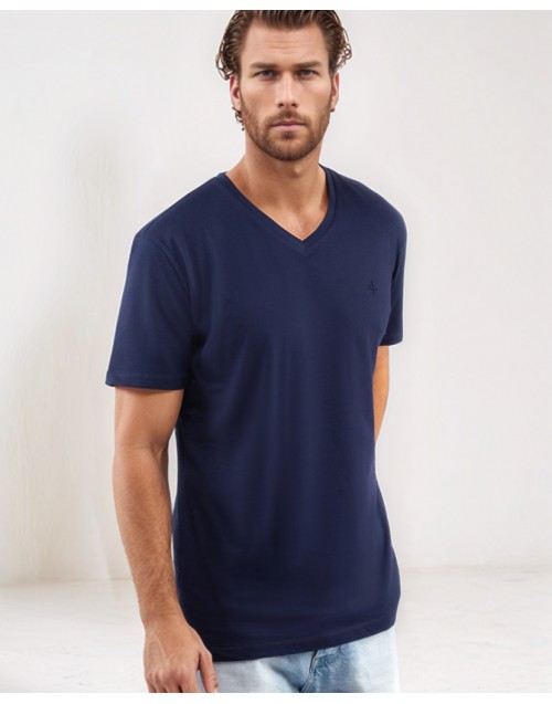 Camiseta logotipo terciopelo